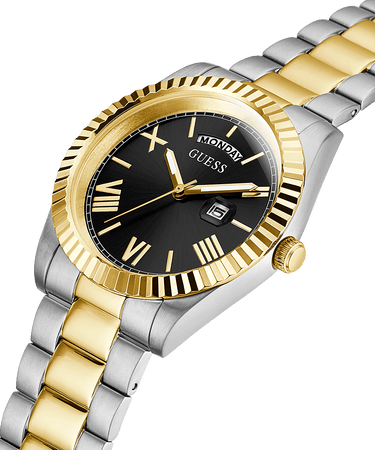 Guess Herrenuhr Connoisseur Edelstahl Farbe Gold GW0265G5